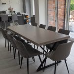 concrete dining table